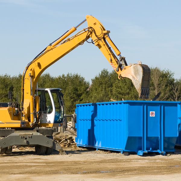 are there any restrictions on where a residential dumpster can be placed in Dieterich